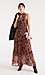 Halter Neck Printed Maxi Dress Thumb 3