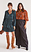 Dot & Stripe Print Jacquard Mini Dress Thumb 5