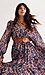 Surplice Floral Midi Dress Thumb 4