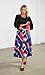 Skies Are Blue Pleated Midi Skirt Thumb 5