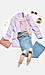 Shirred Sleeve Blazer Thumb 6