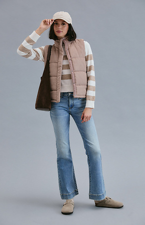 Puffer Vest in Mocha S - L | DAILYLOOK