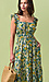 Square Neck Floral Dress Thumb 4