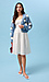 Tiered Textured Midi Dress Thumb 3