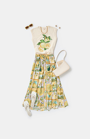 トップス lemon Women's Oversized Lemon Graphic Tee | Women's Clearance