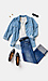 Rolled Hem Flare Thumb 3