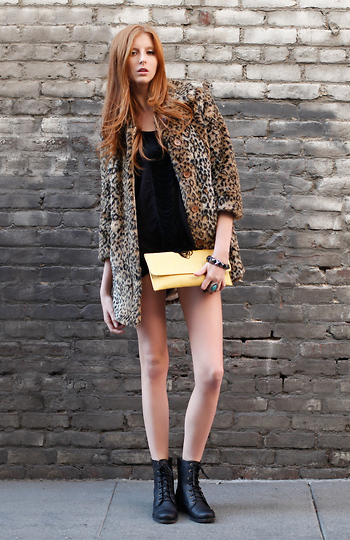 Purr-fectly Chic Look by Lost April, Machine, and Modesta Slide 1