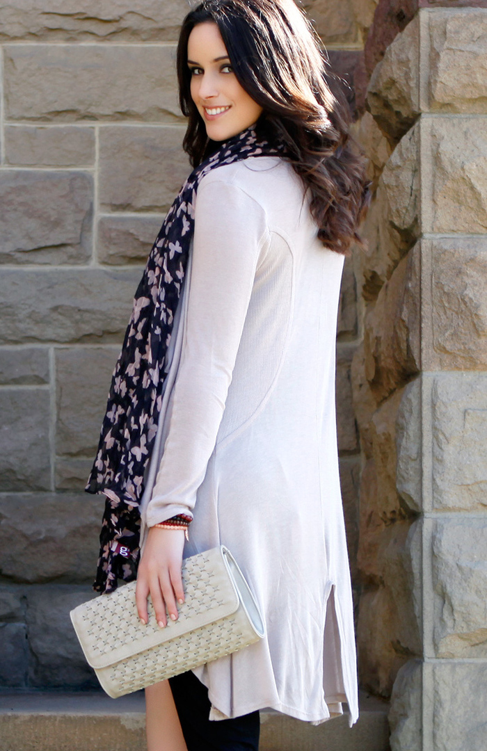 high low maxi top