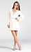 Faux Wrap Studded Shoulder Dress Thumb 5