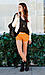 Cute Micro Star Print Shorts Look by Yag Couture and Naked Zebra Thumb 5