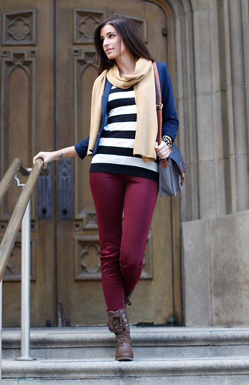Striped Casual Preppy Look by Mak, Sans Souci, and Breckelle's Slide 1