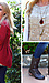 Rust Cardigan Denim Casual Look by Lumiere, Mak, and Wax Jeans Thumb 6