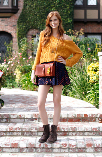 Vintage Polka Dot Spring Fling Look by Zenana Outfitters and Qupid Slide 1
