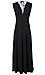 Deep V Maxi Dress Thumb 1