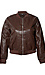 Faux Leather Bomber Jacket Thumb 1