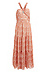 Halter Cross Over Floral Maxi Dress Thumb 1