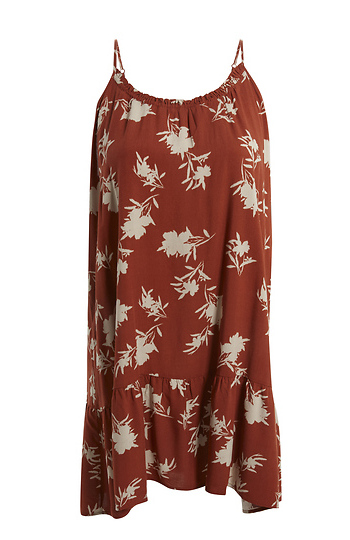 Sleeveless Floral Dress Slide 1
