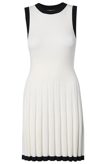 Pleated Knit Dress Slide 1