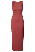 Textured Shoulder Tie Knit Dress