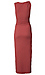 Textured Shoulder Tie Knit Dress Thumb 2