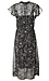 Flutter Sleeve Floral Midi Dress Thumb 2