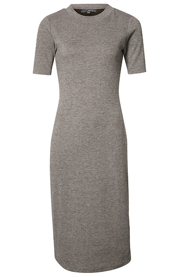 Midi Short Sleeve Knit Dres Slide 1