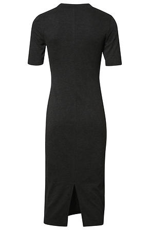 belted ribbed knit dress Timeless Ribbed Belted Sweater Dress Lrg main image 1