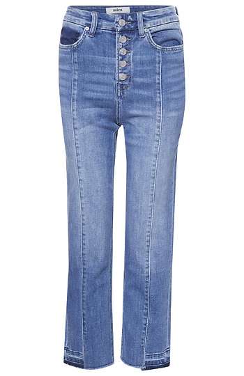 High Rise Crop Slim Straight Slide 1