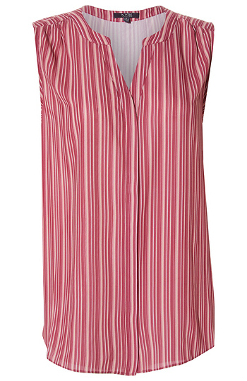 NYDJ Sleeveless Pintuck Blouse Slide 1
