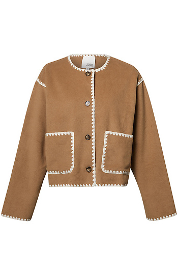 Stitch Detailed Jacket Slide 1