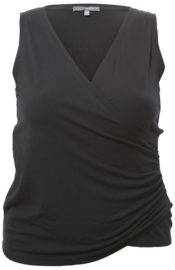 Sleeveless Shirred Side Top Slide 1
