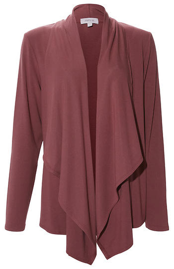 Open Front Waterfall Cardigan Slide 1