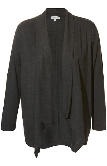 Open Front Waterfall Cardigan Slide 1