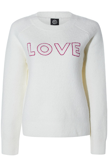 Love Graphic Sweater Slide 1