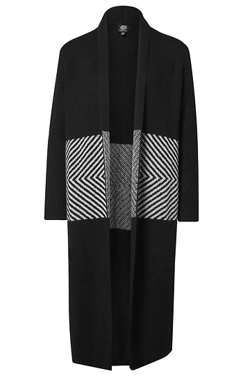 Long Sleeve Shawl Cardigan Slide 1