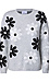 Daisy Print Crewneck Sweater Thumb 1