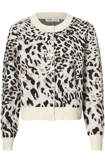 Leopard Cardigan Slide 1