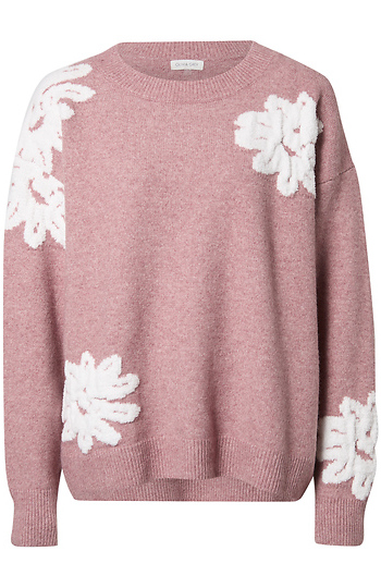 Floral Sweater Slide 1