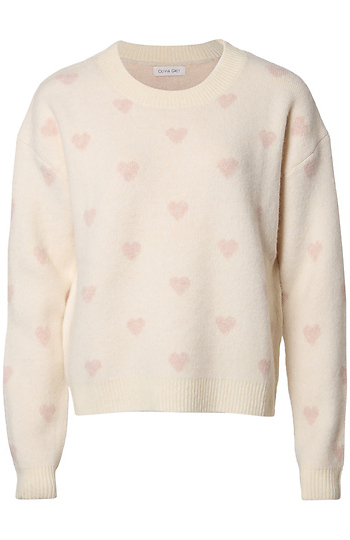 Heart Printed Pullover Slide 1