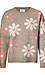 Daisy Print Crewneck Sweater Thumb 1