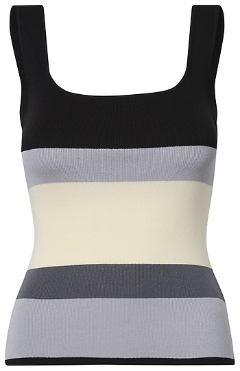 Striped Knit Tank Slide 1