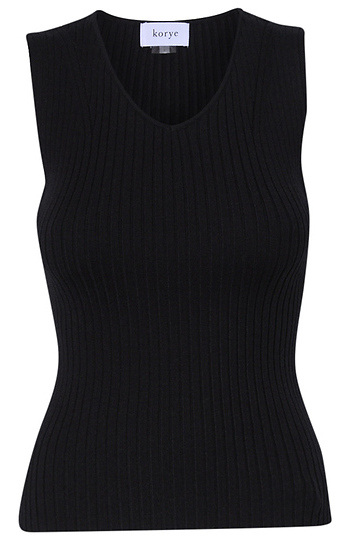 Sleeveless Knit Top Slide 1