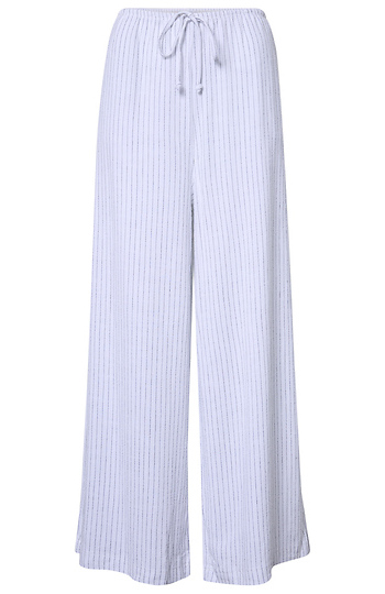 Stripe Wide Leg Linen Pants Slide 1