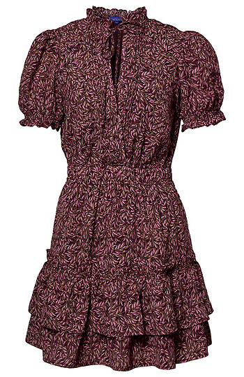 Printed Short Dress Slide 1