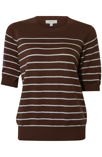 Striped Knit Top Slide 1