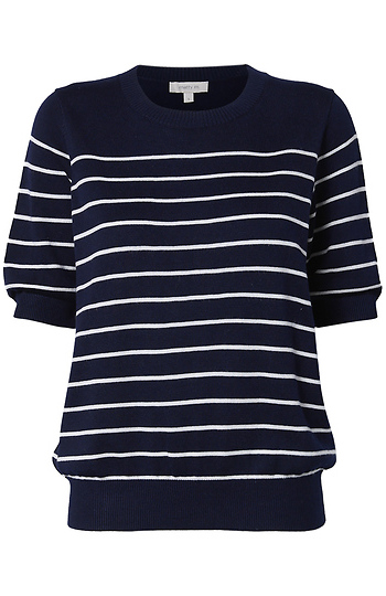 Striped Knit Top Slide 1