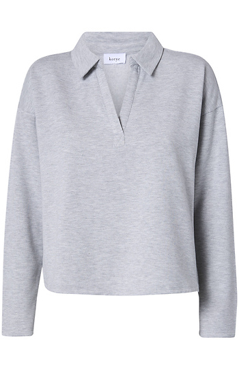 Collared Sweatshirt Slide 1