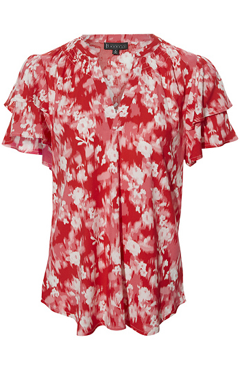 Printed Split Neck Slide 1
