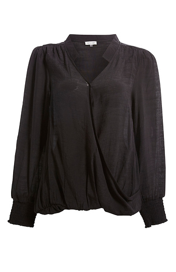 Surplice Blouse Slide 1