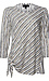 3/4 Sleeve Side Tie Top Thumb 1